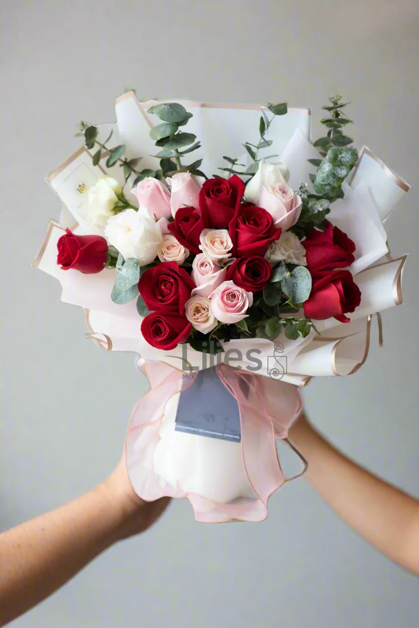 Romantic Birthday Flower Arrangement