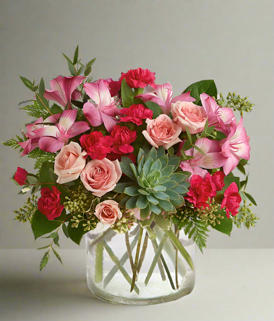 pink rose succulent garden Pink Succulent Garden -Order Online in McKinney & Frisco, TX