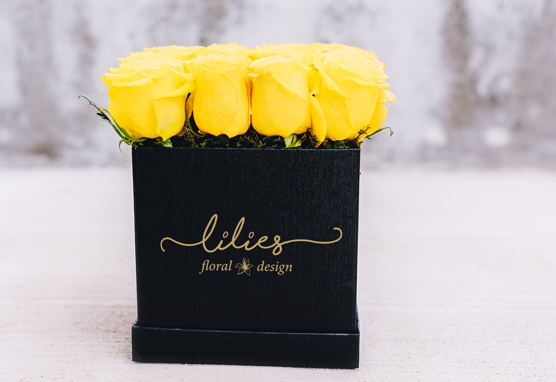 Yellow Roses Box