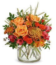 Warm Sunburst Rose Bouquet