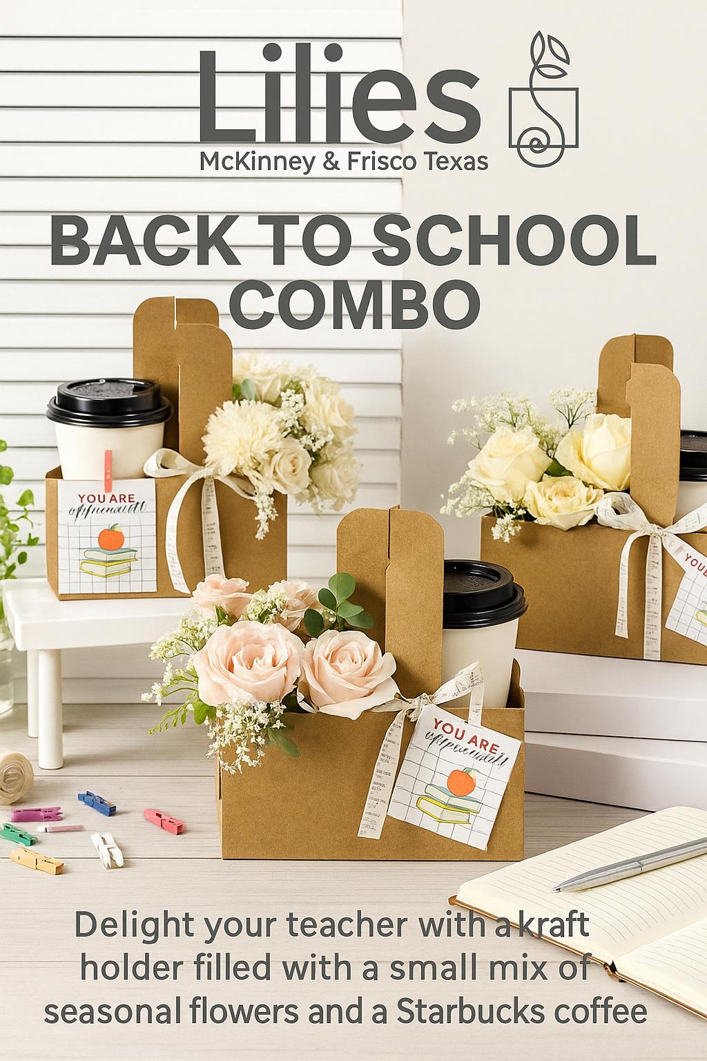 Back to school Flowers collection