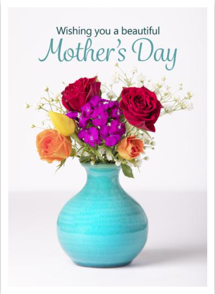 Flowers Mothers card