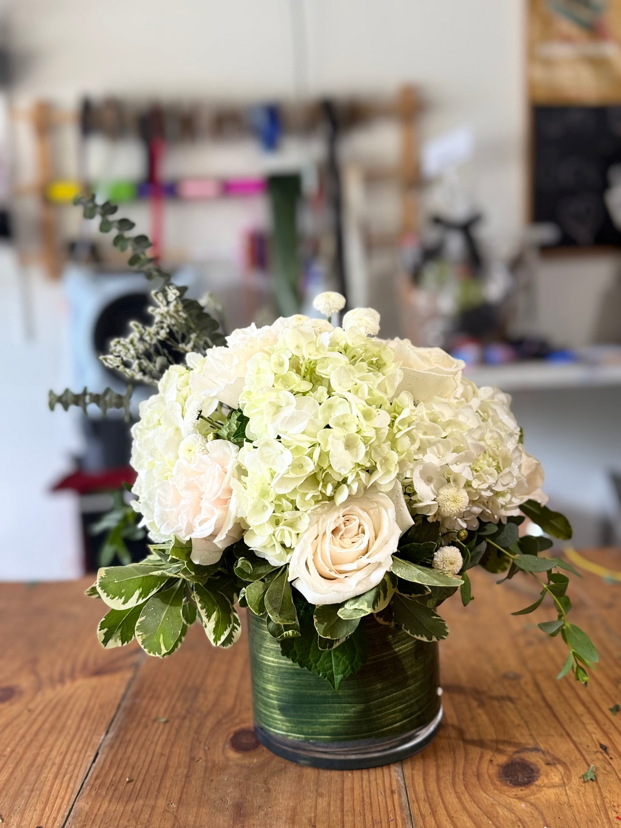 Vanilla Hydrangea Bouquet