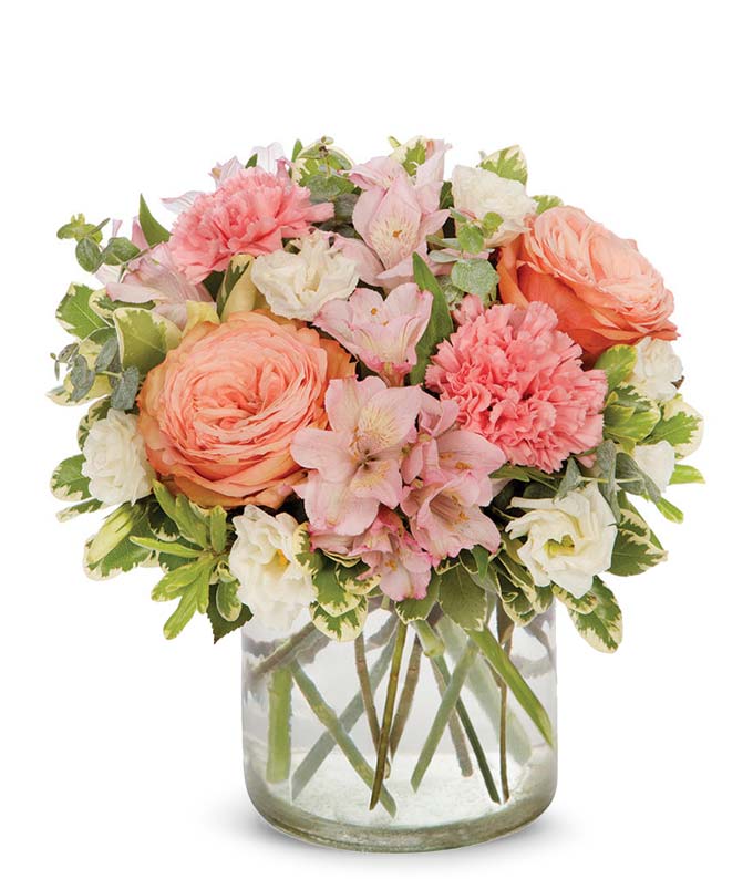 Passionate Peaches Flower arrangement