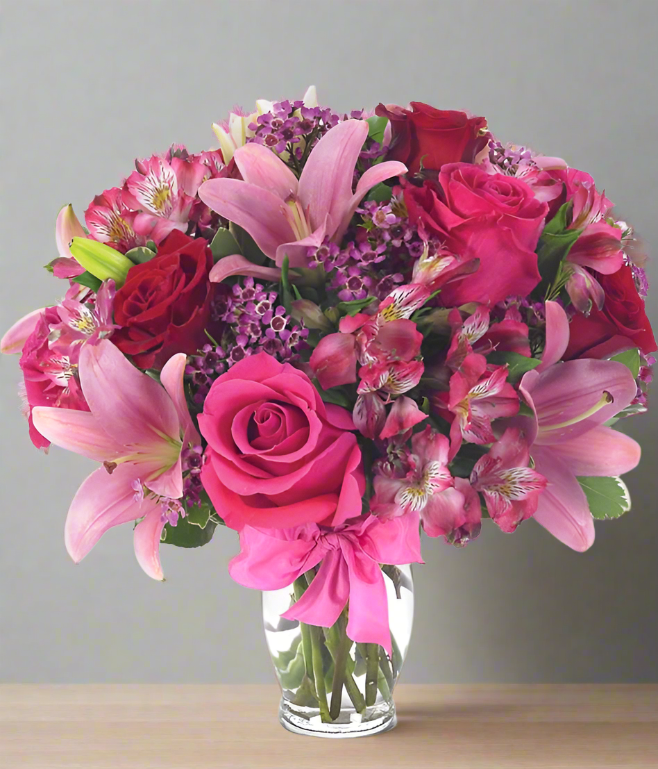 Pink flower bouquet 