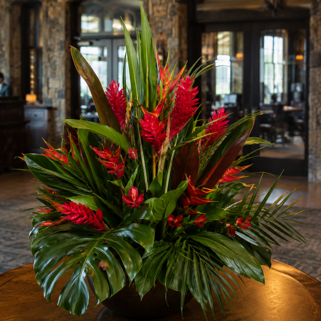 Weekly floral arrangement at TPC Craig Ranch by Lilies Floral Design