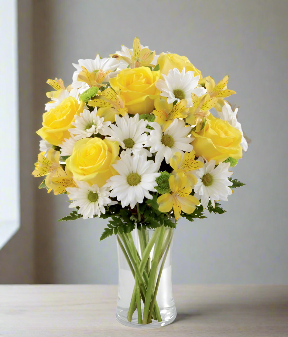 Yellow flower bouquet