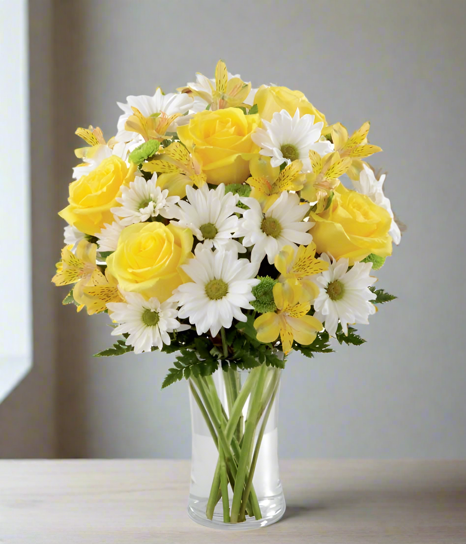 Yellow flower bouquet 