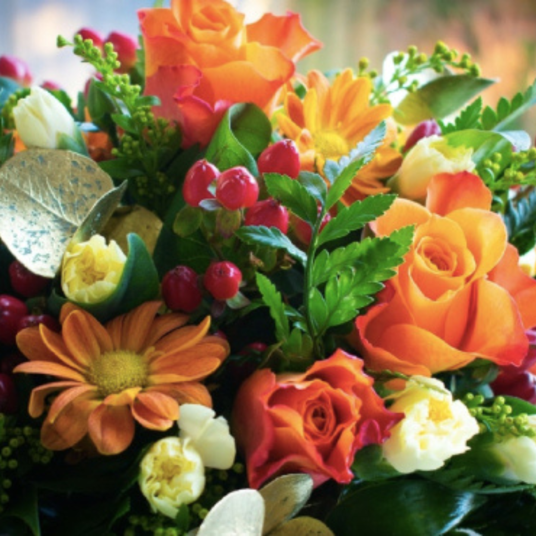 Colorful flowers arrangement 