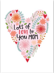 Happy Valentines Mom Card