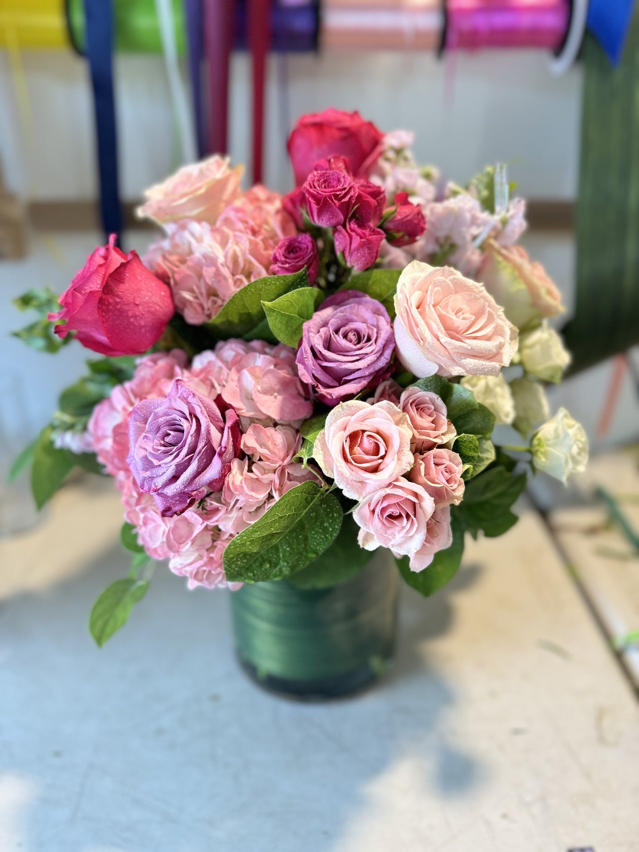 Pink Power Floral Arrangement