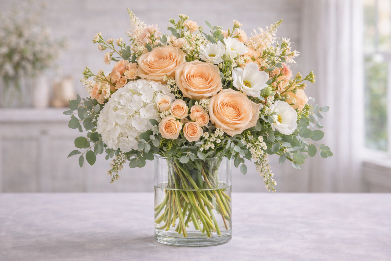 Peach Garden Bouquet