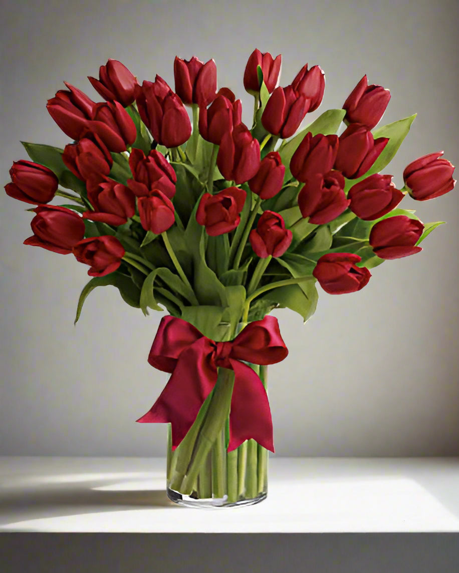 Red Tulips arrangement