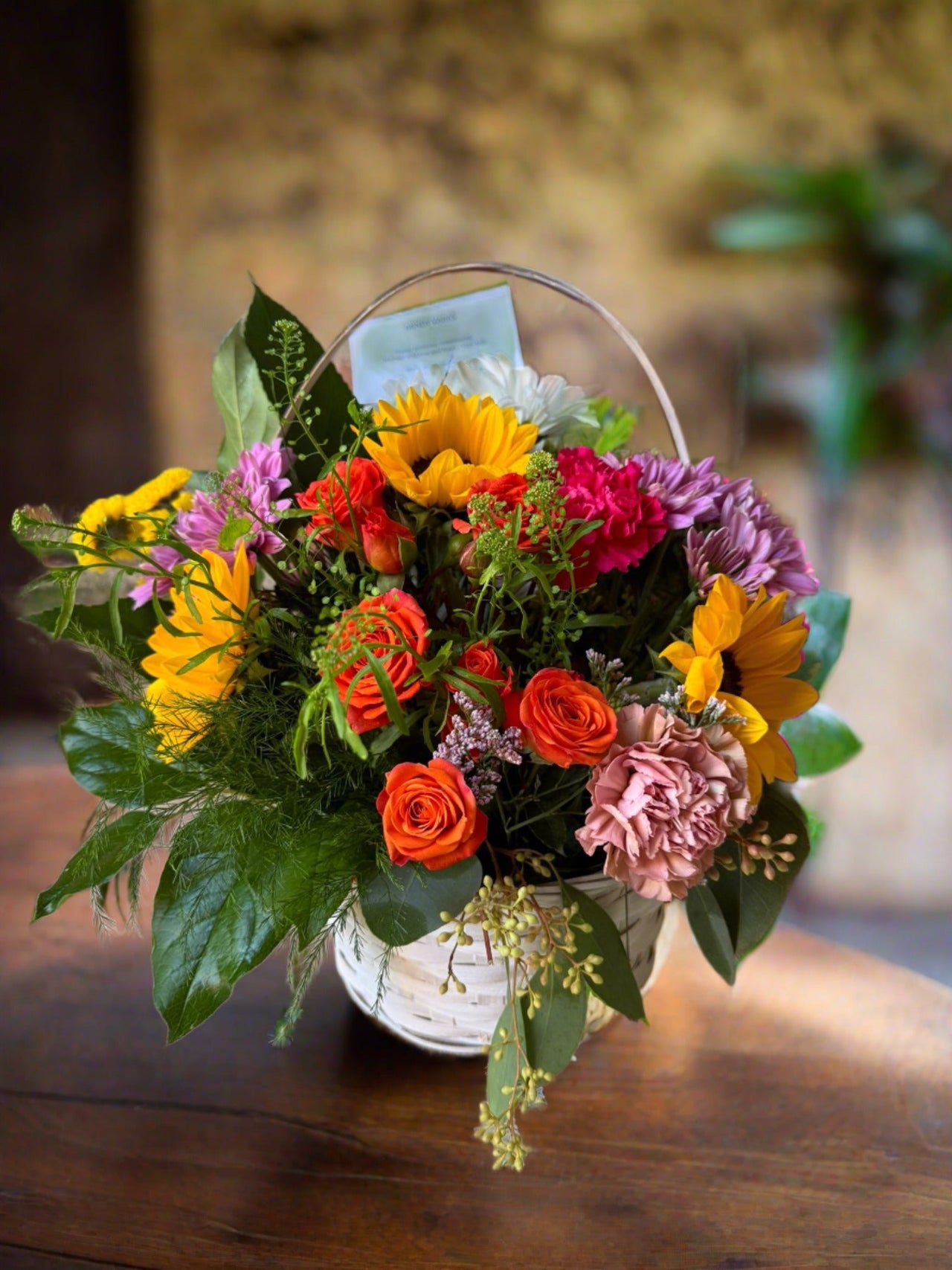 Summer blooms arrangement