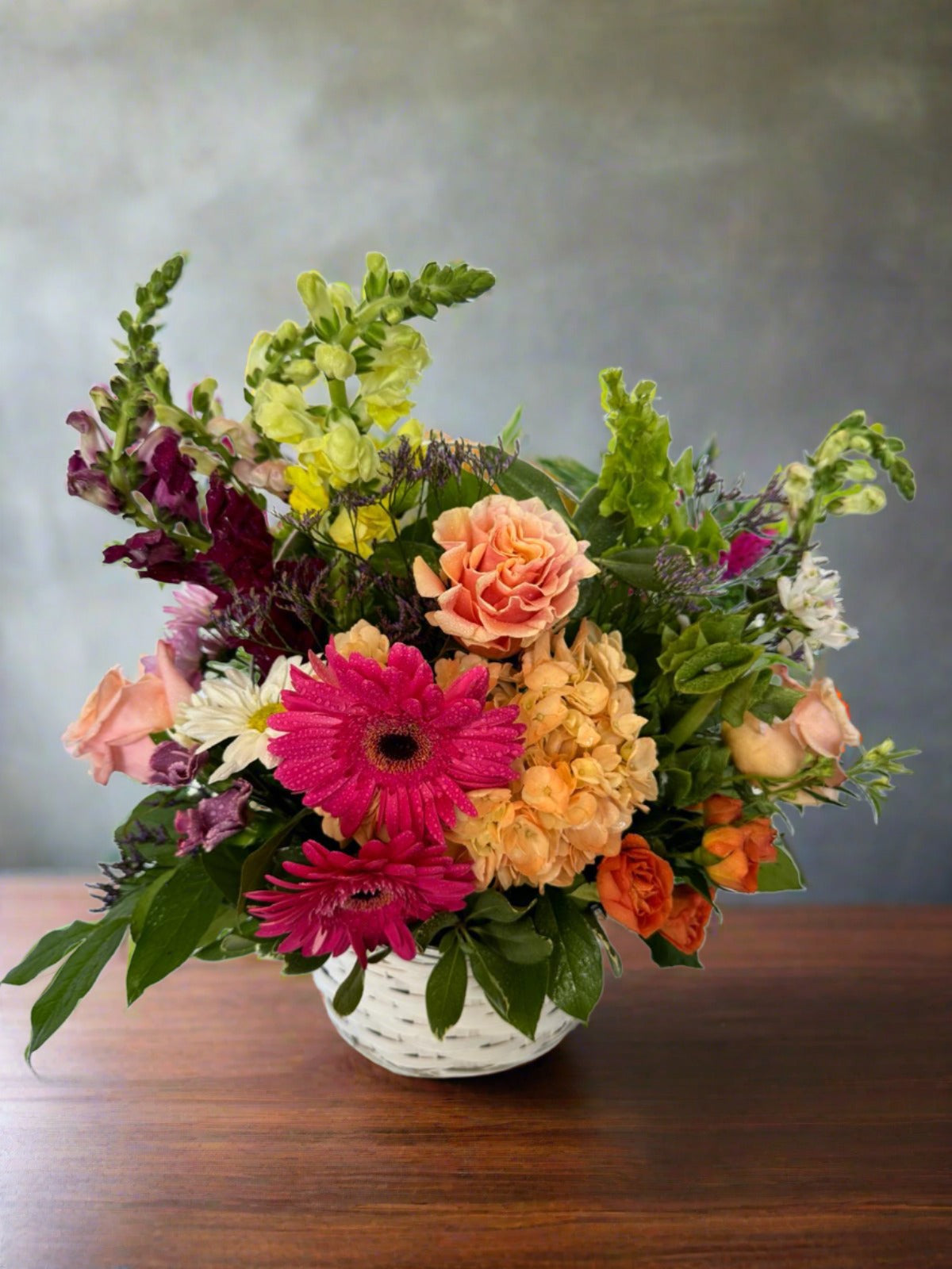 Garden Flowers Basket