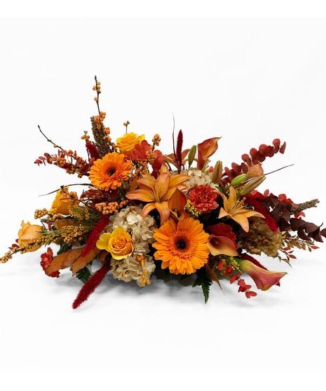 Elegant Autumn Glow Fall Centerpiece