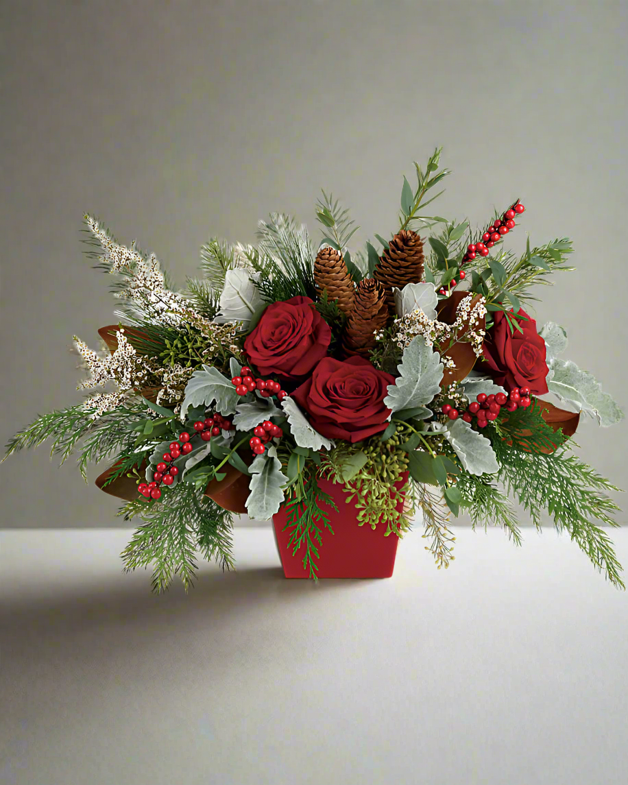 Winter Blooms Centerpiece