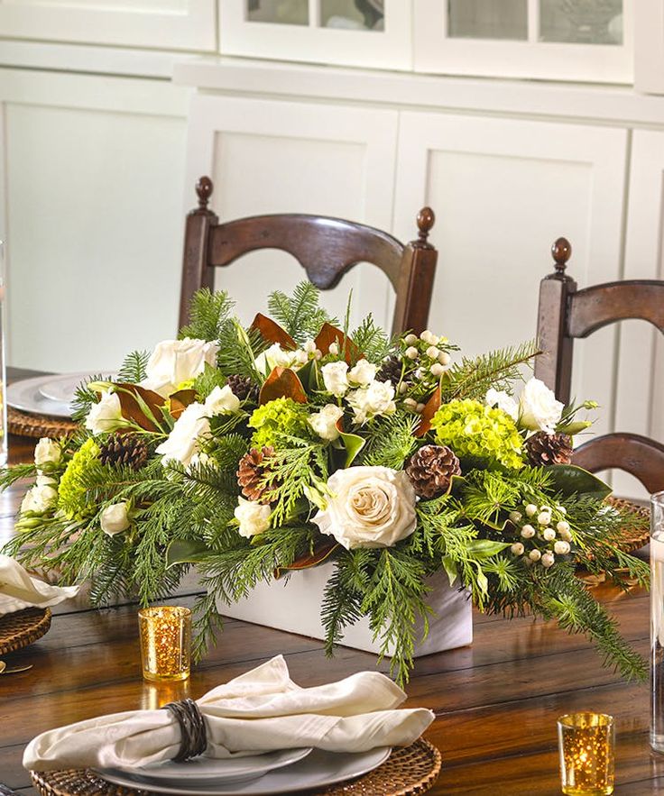 Rustic Winter Centerpiece