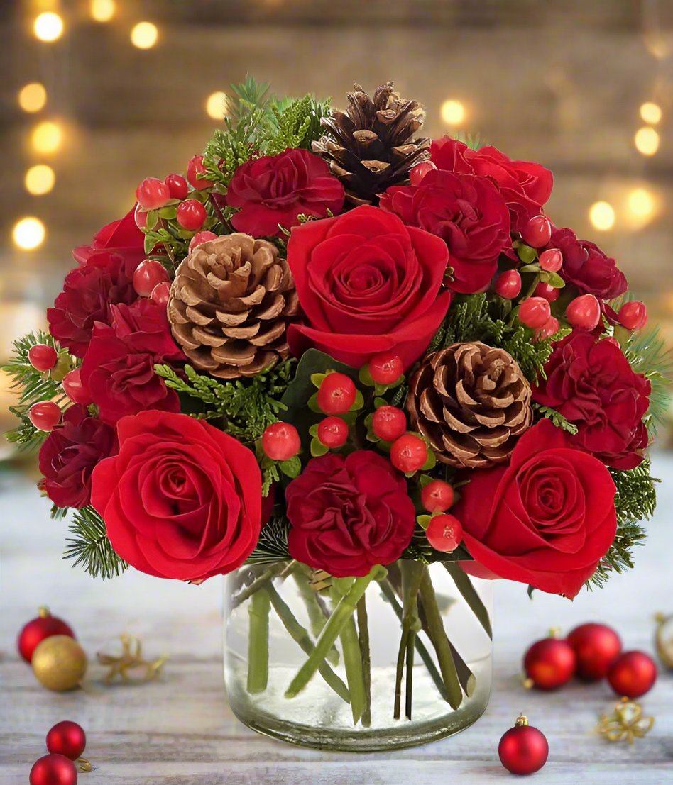 Crimson Christmas Bouquet