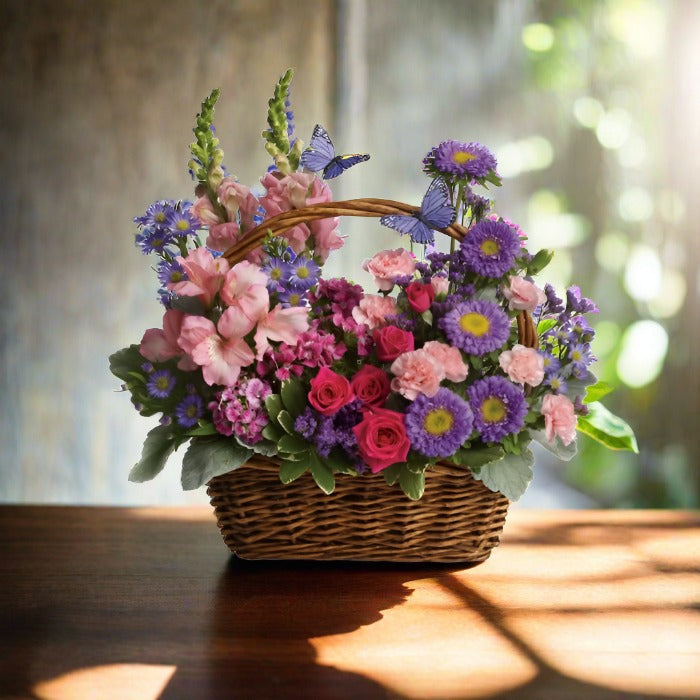 Spring Basket Blooms