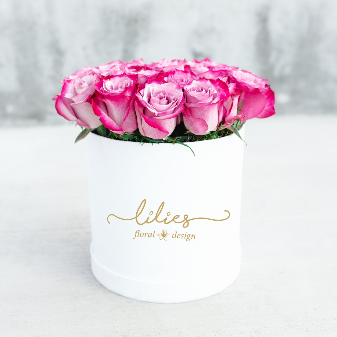 Round Box roses